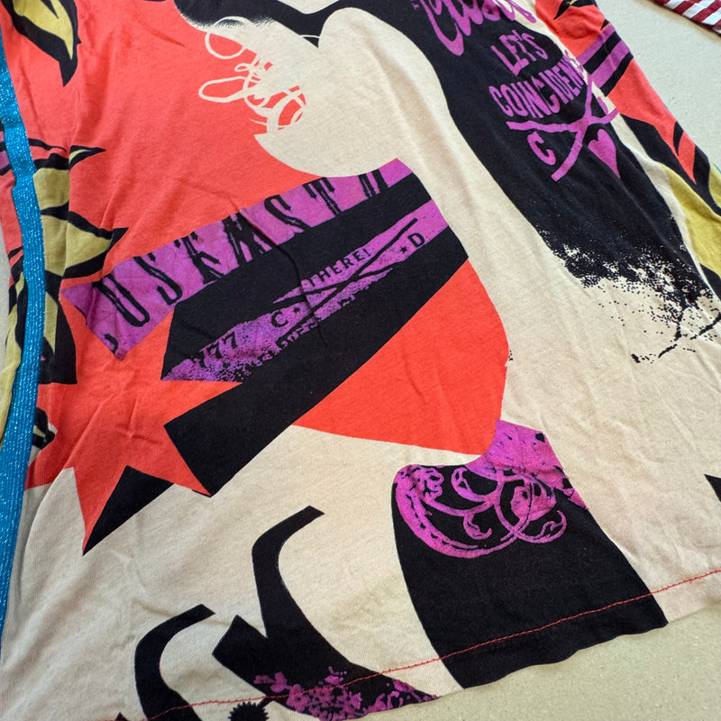 Detailansicht: Sourced limited accessories and clothes Custo Barcelona vintage graphic longsleeve – Logo, Nähte oder Material