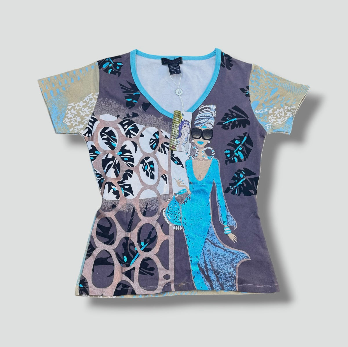 Custo Barcelona Y2K graphic summer T-shirt