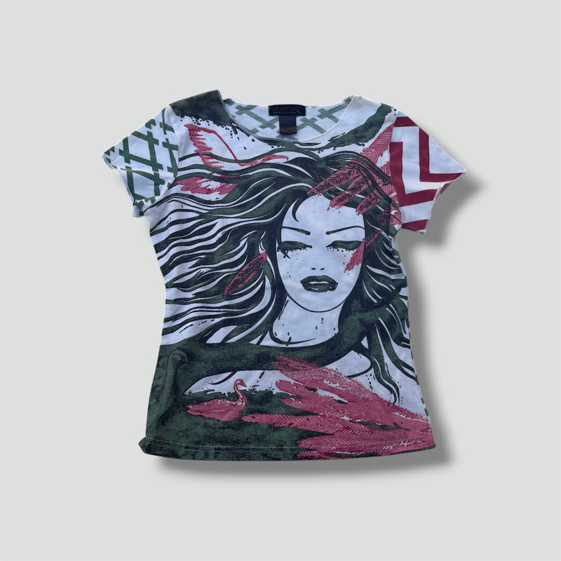 Sourced limited accessories and clothes Custo Barcelona Y2K summer women's T-shirt – Secondhand Streetwear