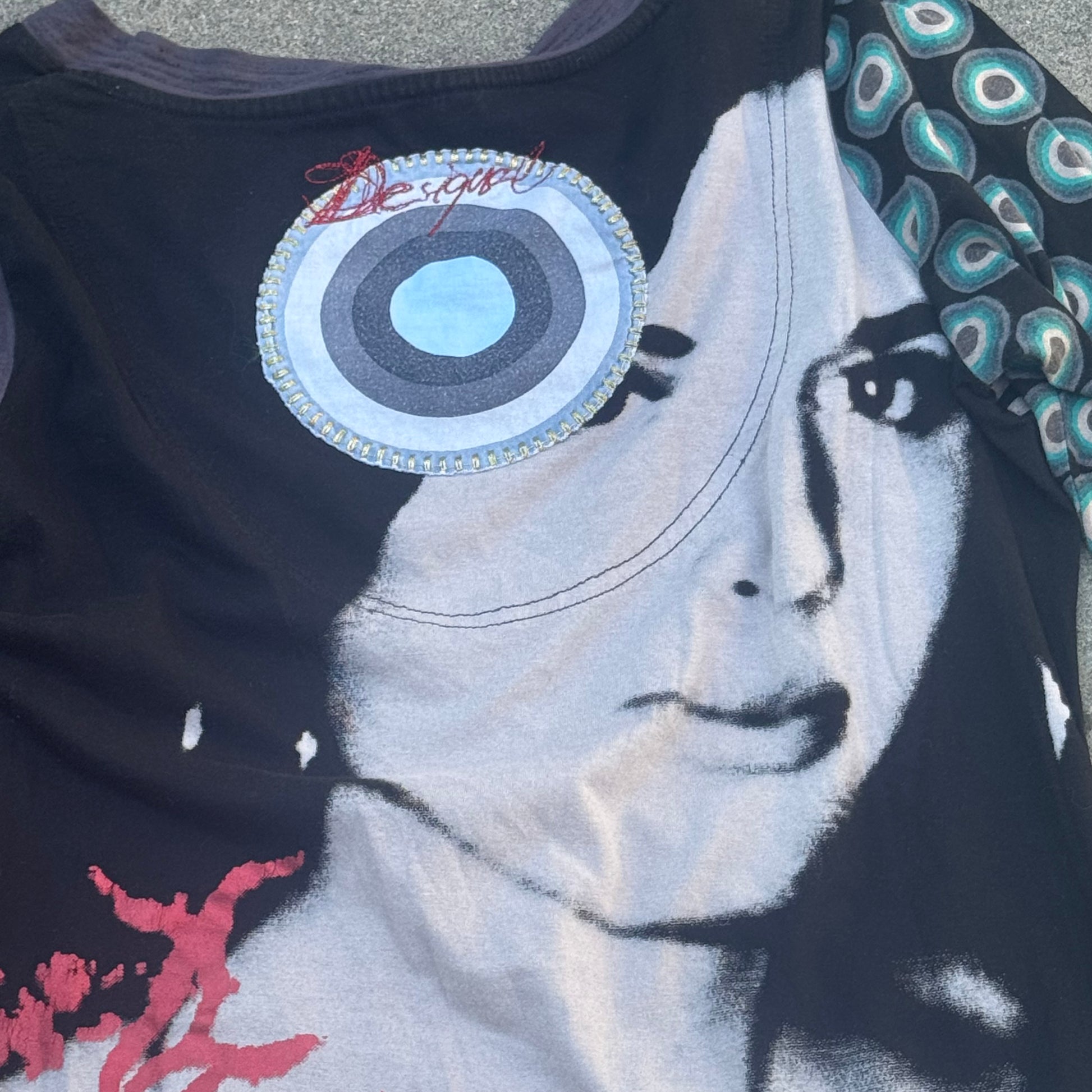 Desigual vintage graphic loose long sleeve – Close-up 4