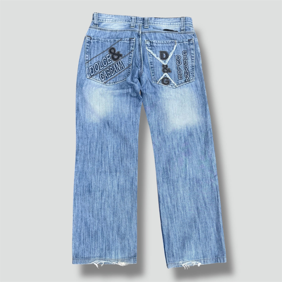 Dolce & Gabbana vintage embroidered jeans – Close-up 1