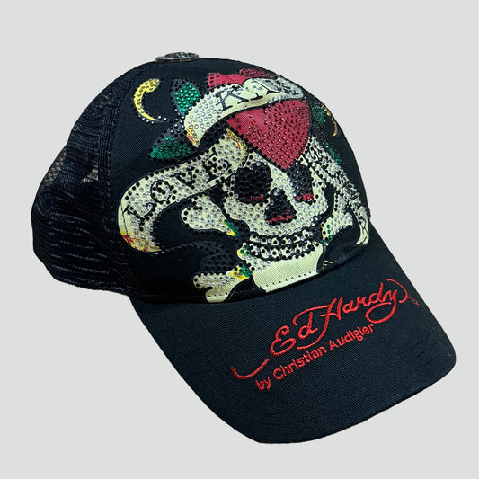 Ed Hardy "Love Kills Slowly" skull cap
