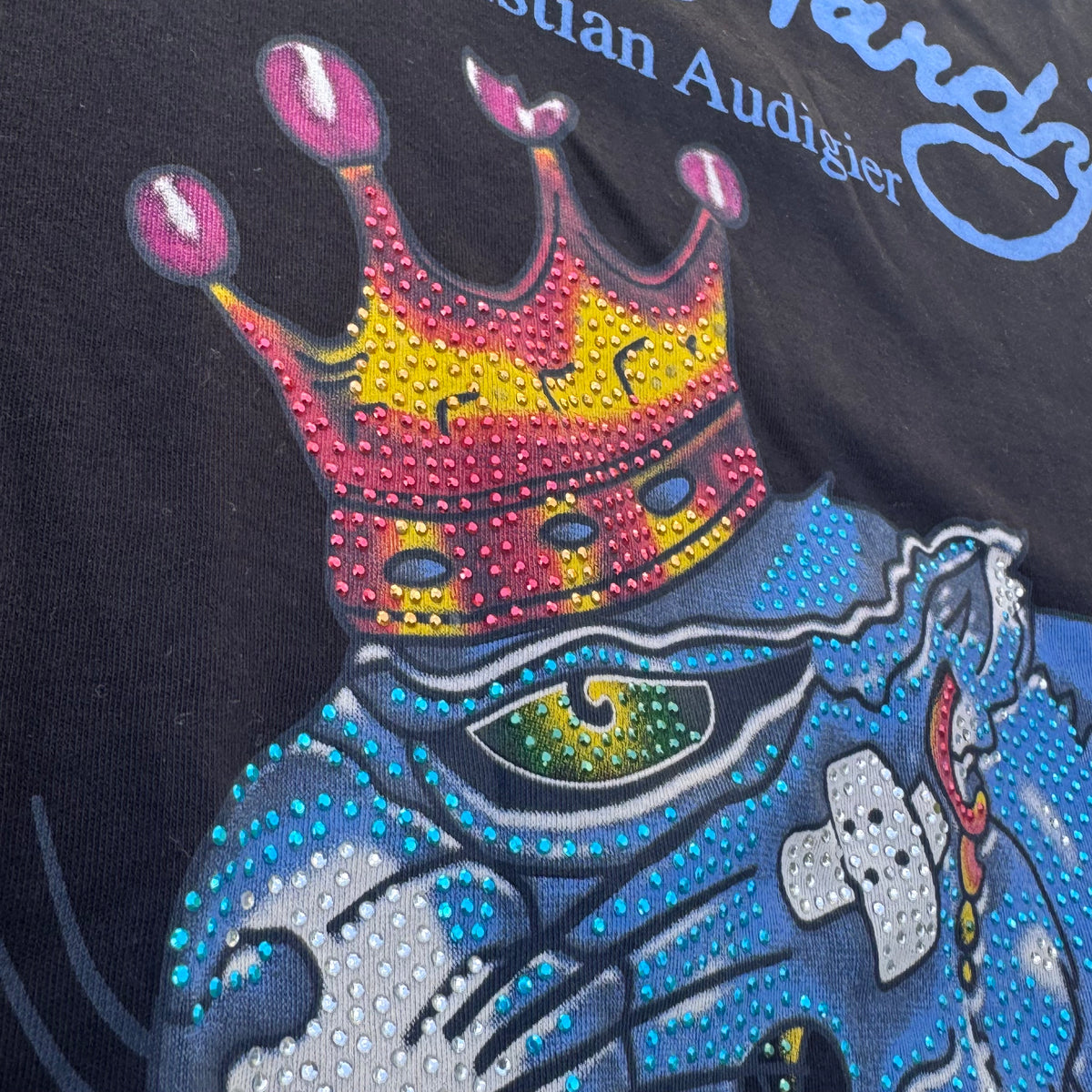 Ed Hardy Panther vintage rhinestone T-shirt – Close-up 2