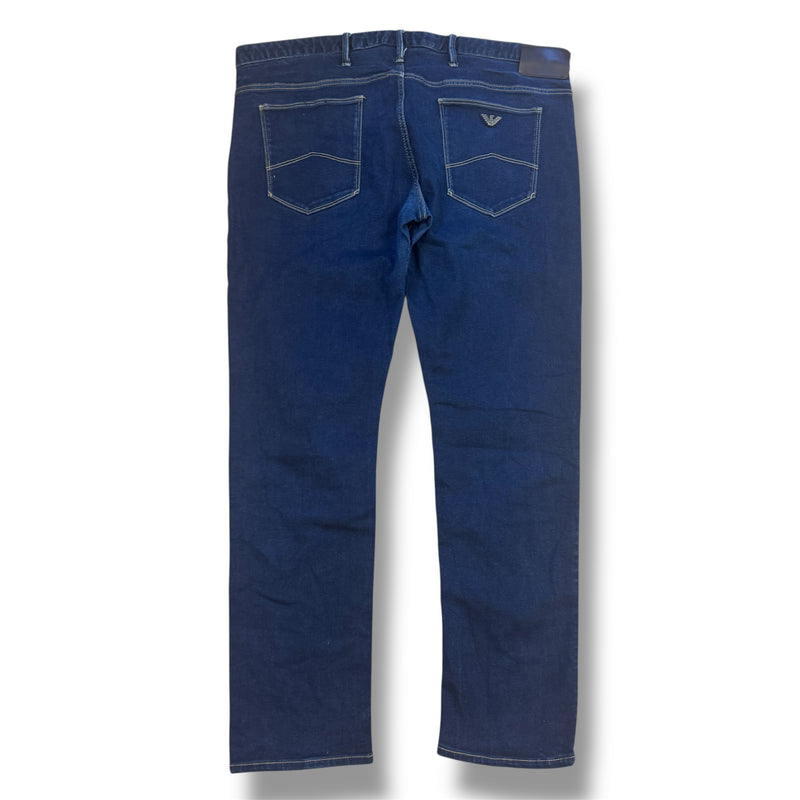 Detailansicht: Sourced limited accessories and clothes Emporio Armani classic denim jeans – Logo, Nähte oder Material