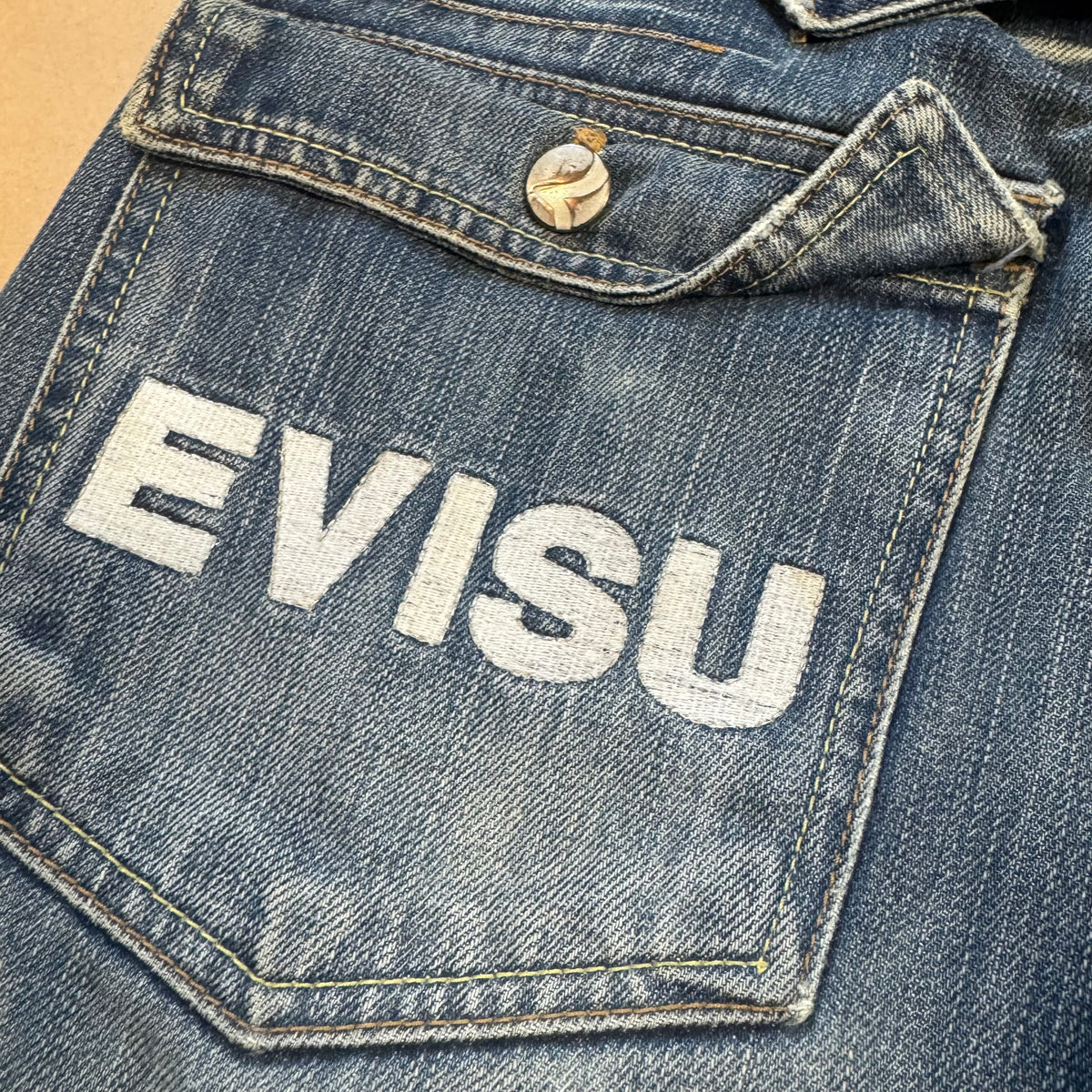 Evisu Genes vintage denim jeans – Close-up 3
