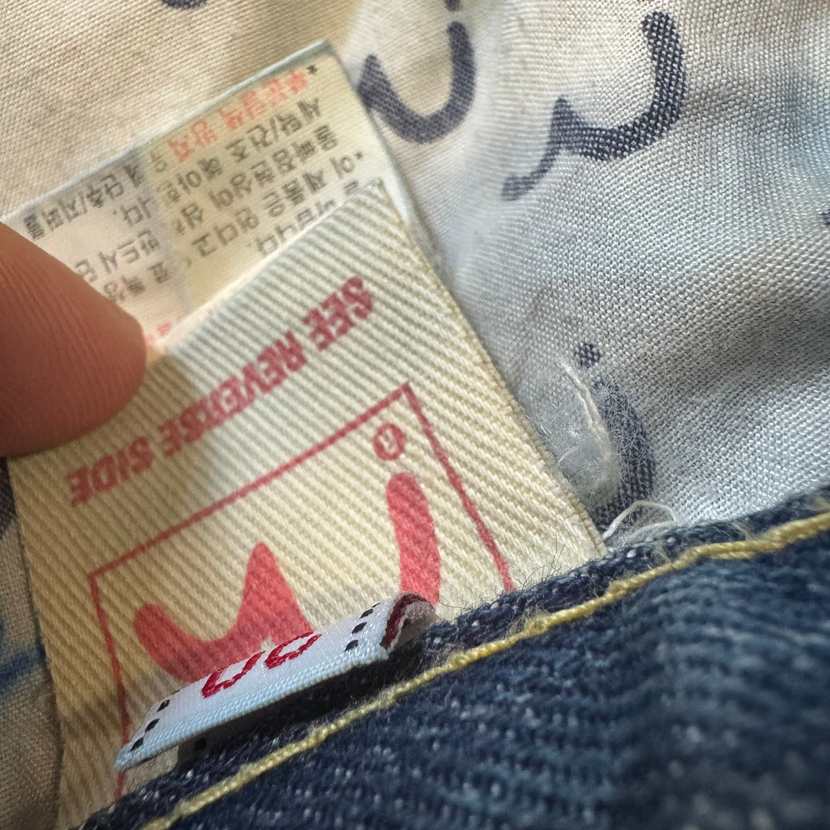 Evisu Genes vintage denim jeans – Close-up 6