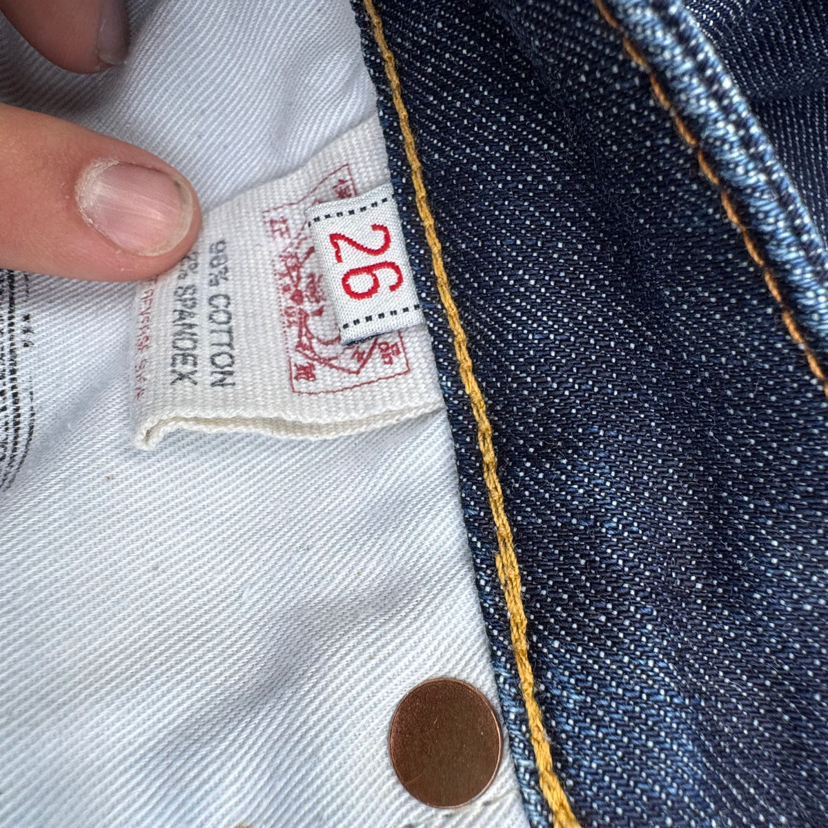 Evisu Heritage vintage straight leg jeans – Close-up 6