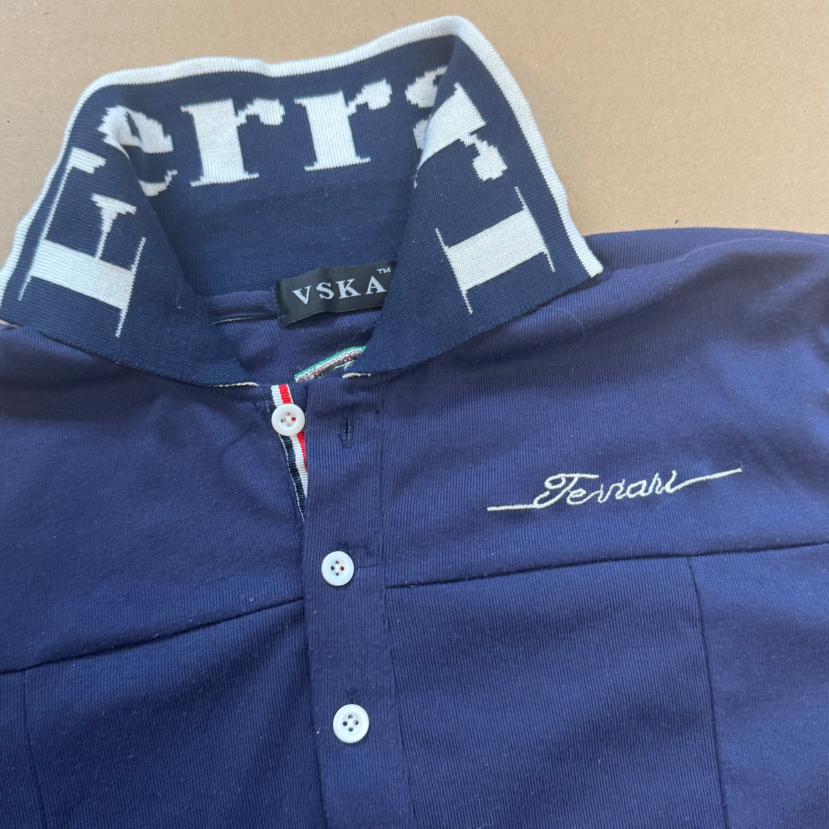 Ferrari designer slim-fit poloshirt – Close-up 1