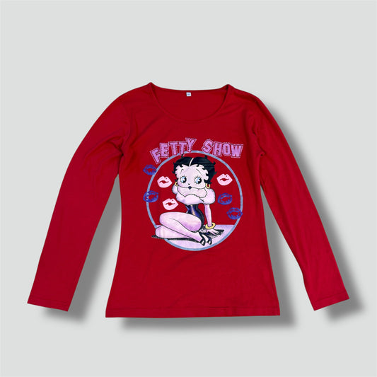 Fetty Show Betty Boop cottage-core long sleeve
