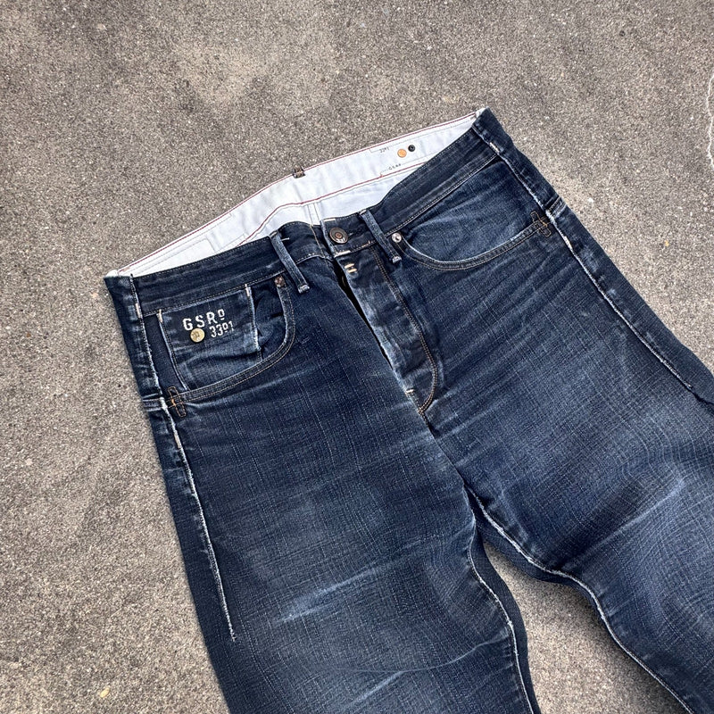 Detailansicht: Sourced limited accessories and clothes G-Star Denim 330 vintage jeans – Logo, Nähte oder Material