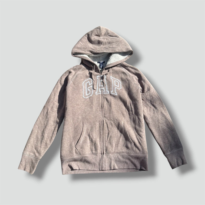 Sourced limited accessories and clothes Gap Y2K retro fluffy zip hoodie – Secondhand Streetwear