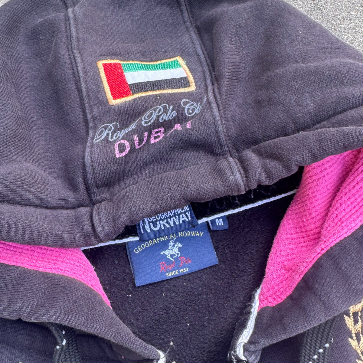Geographical Norway Dubai zipped hoodie – Close-up 4