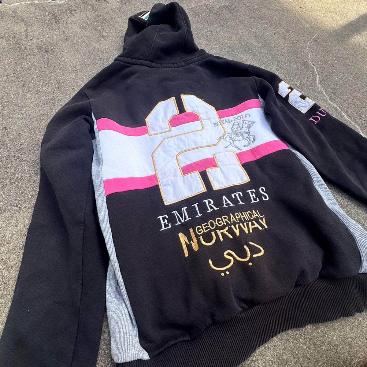 Geographical Norway Dubai zipped hoodie – Close-up 5