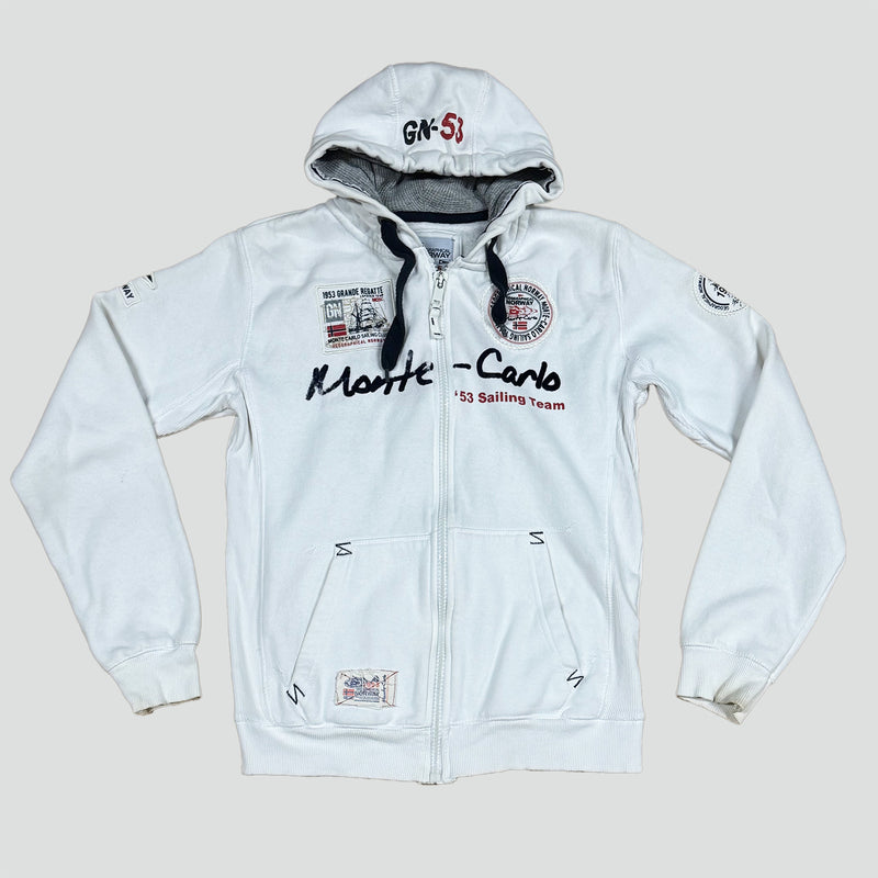 Sourced limited accessories and clothes Geographical Norway Monte Carlo zipped hoodie – Secondhand Streetwear