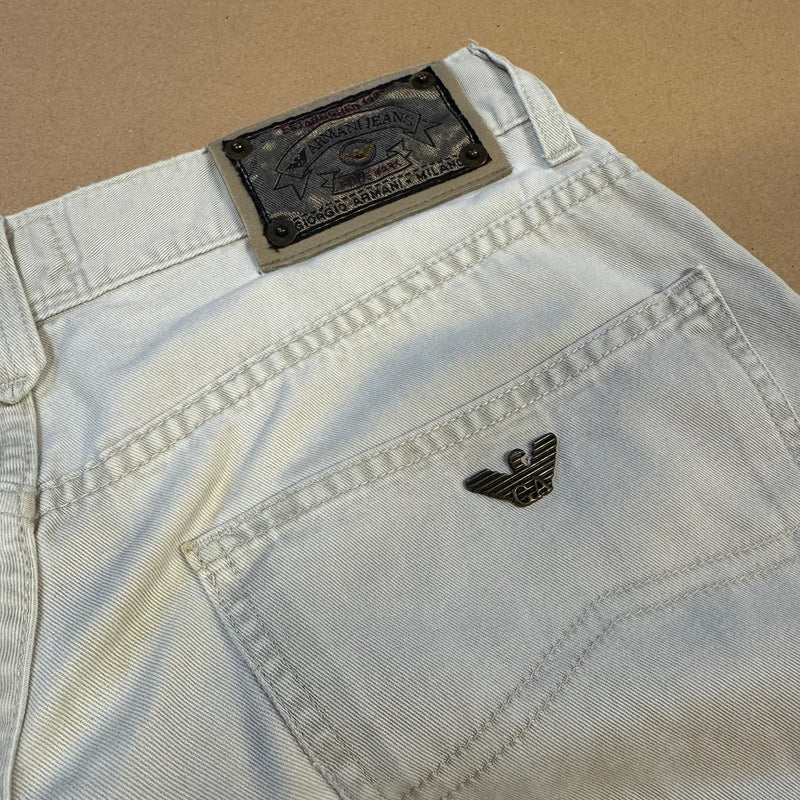 Detailansicht: Sourced limited accessories and clothes Giorgio Armani Trademark vintage pants – Logo, Nähte oder Material
