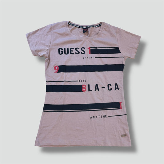 Guess LA-CA pink women’s T-shirt