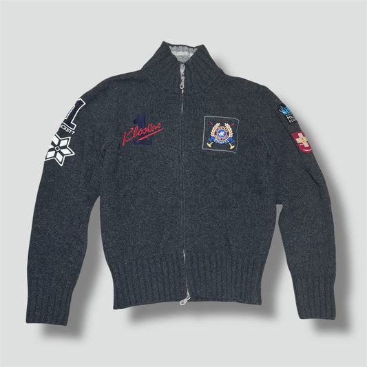 Hackett Klosters snow polo knitted jacket