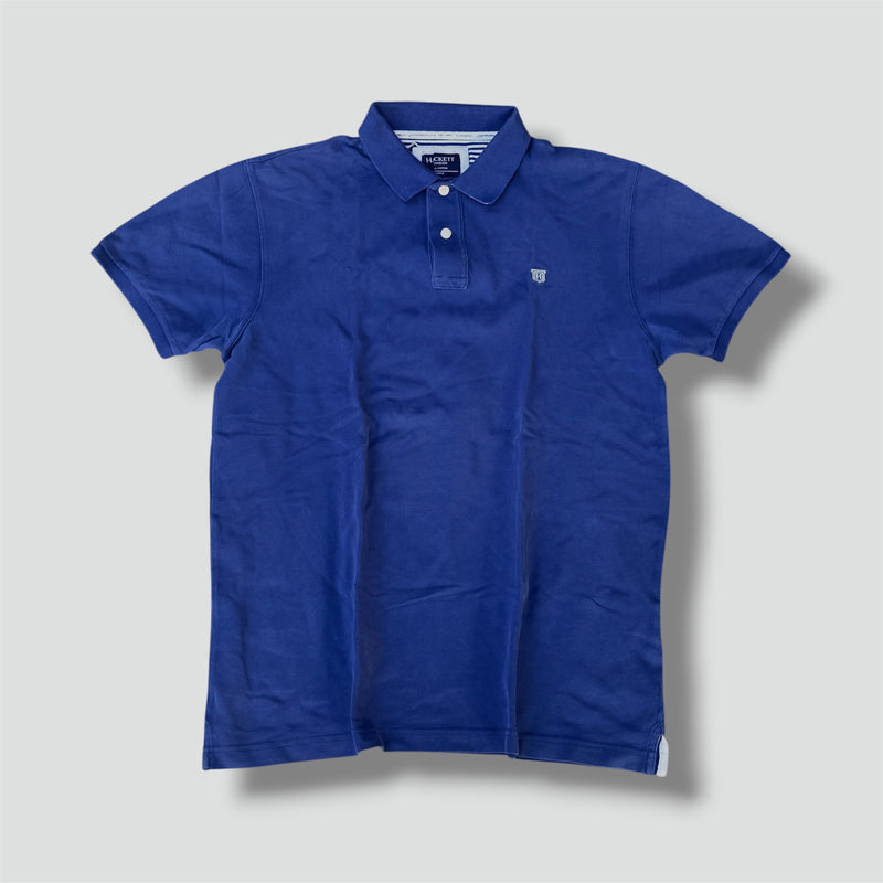Sourced limited accessories and clothes Hackett vintage classic blue polo – Secondhand Streetwear
