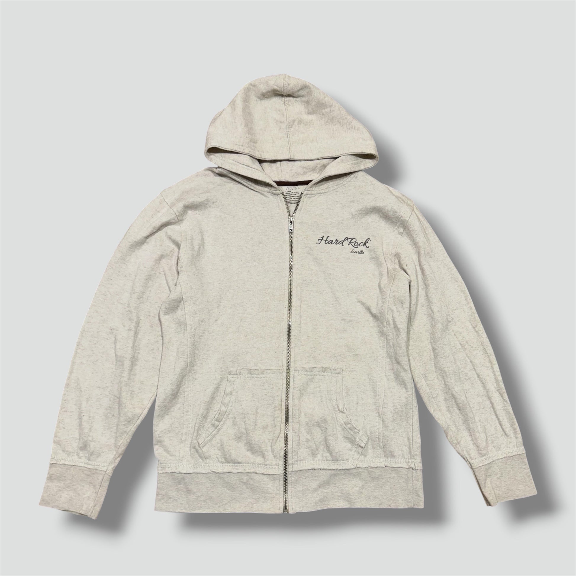 Hard Rock cafe y2k style zip-hoodie