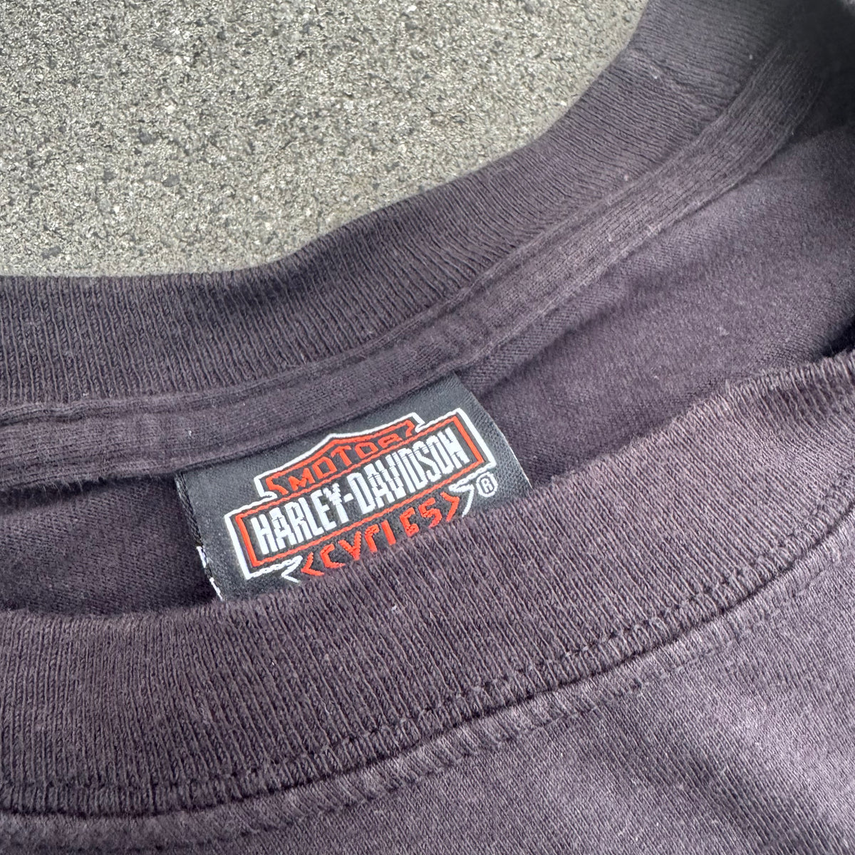 Harley Davidson 1st Knucklehead vintage 00s shirt – Close-up 2