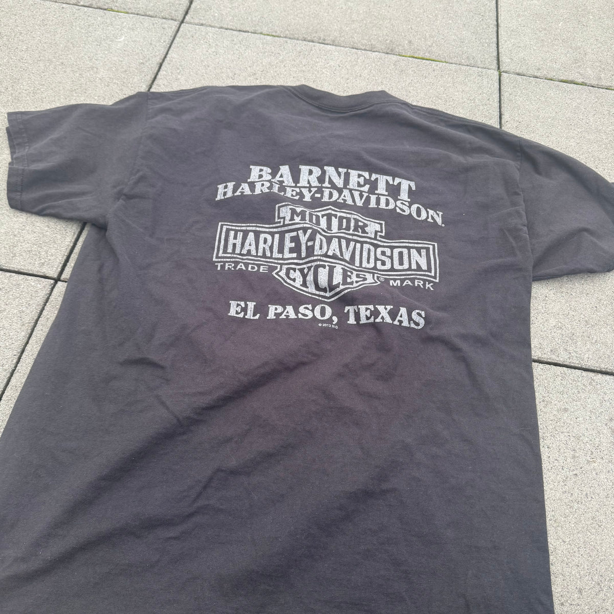 Harley Davidson 1st Knucklehead vintage 00s shirt – Close-up 3