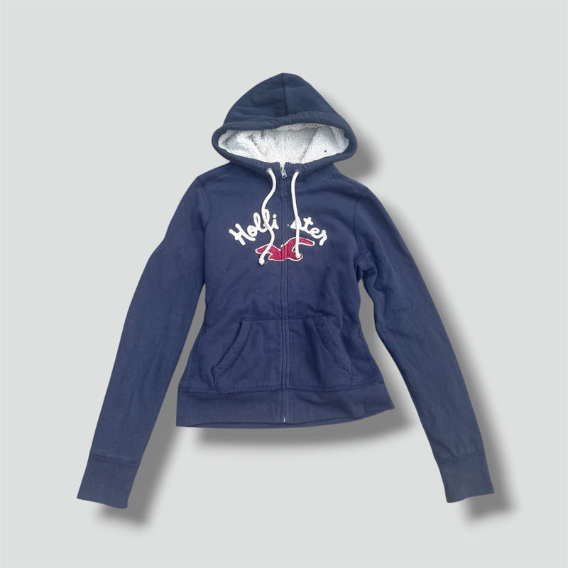 Sourced limited accessories and clothes Hollister Y2K fluffy retro zip hoodie – Secondhand Streetwear