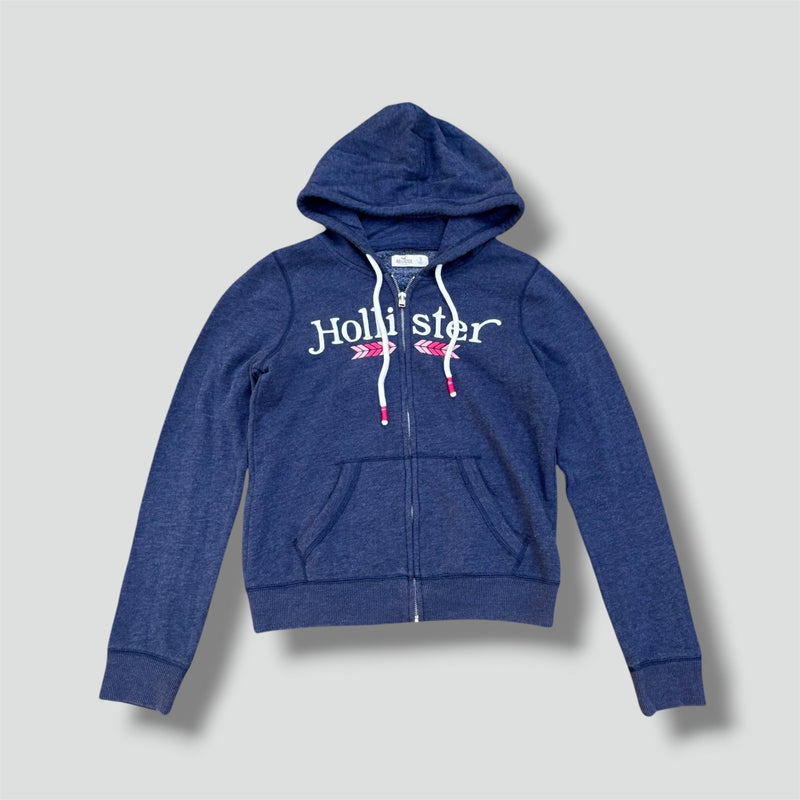 Sourced limited accessories and clothes Hollister Y2K retro zip hoodie – Secondhand Streetwear