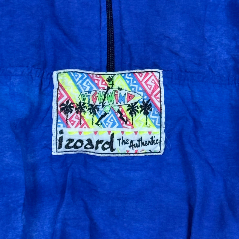 Detailansicht: Sourced limited accessories and clothes Izoard Highwind Vintage rain-protective sweater – Logo, Nähte oder Material