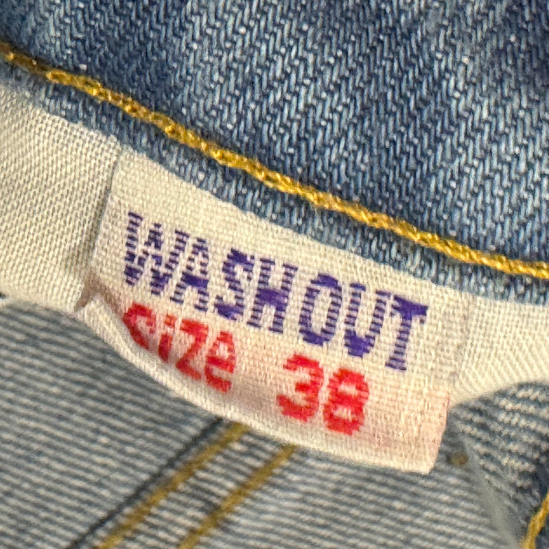 Detailansicht: Sourced limited accessories and clothes Japanese streetwear embroidered baggy jeans – Logo, Nähte oder Material