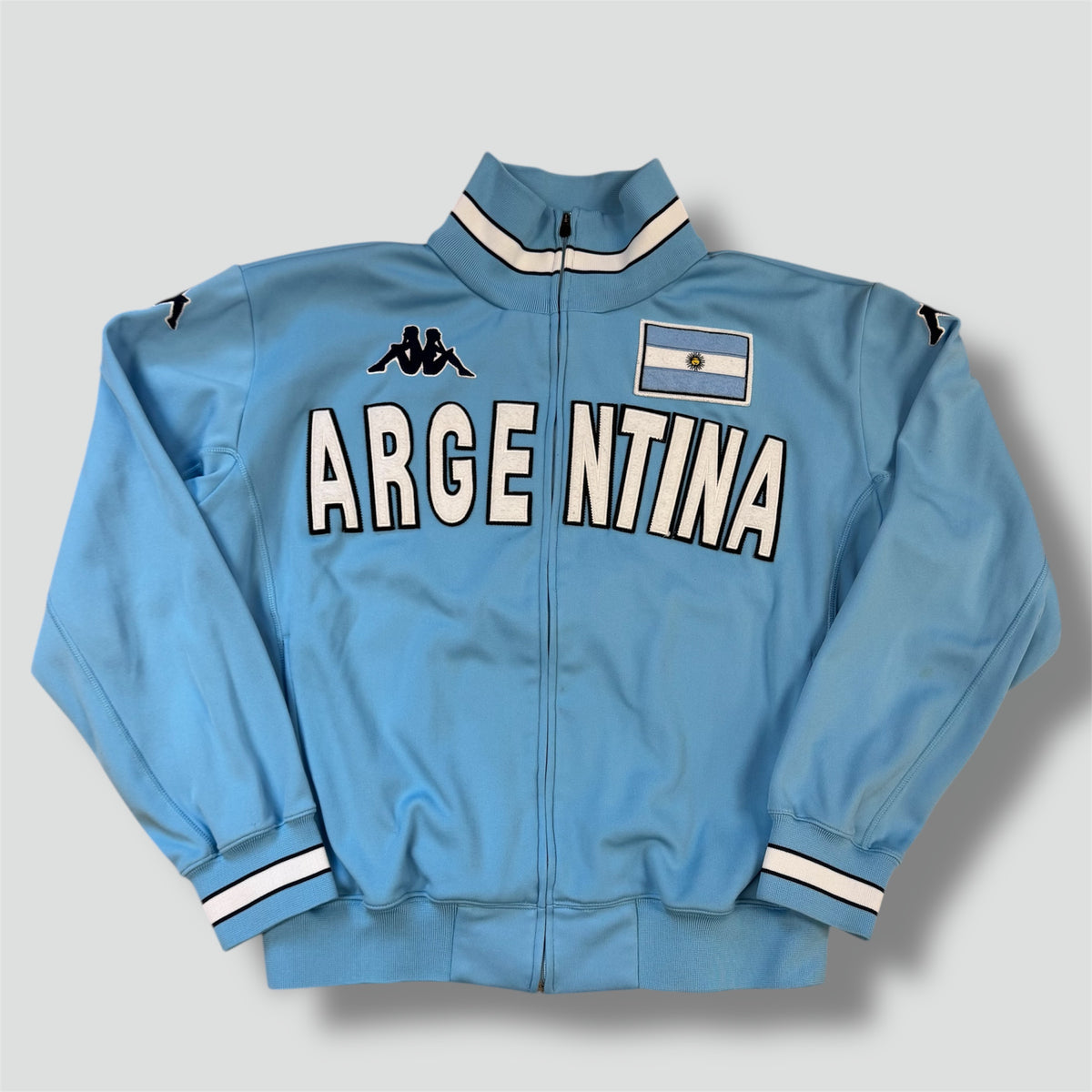 Kappa Argentina streetwear skyblue track jacket