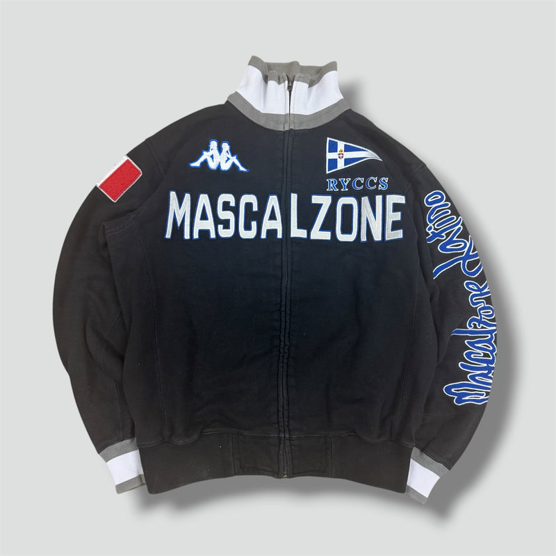 Sourced limited accessories and clothes Kappa Mascalzone Italia black zip-up – Secondhand Streetwear