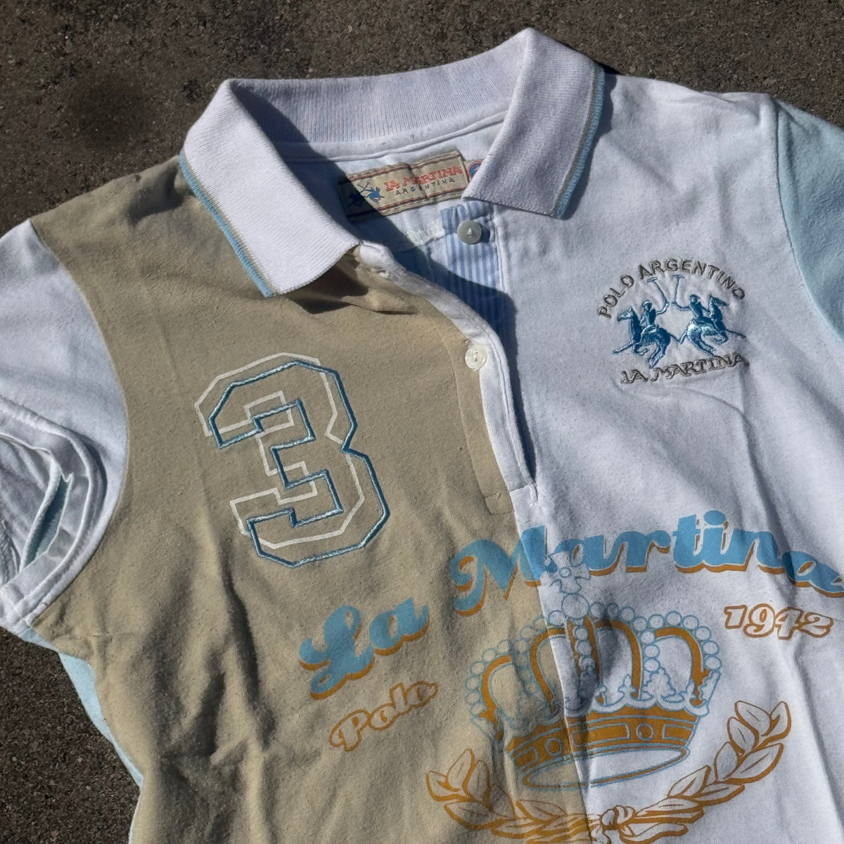 La Martina 1942 women's summer polo shirt – Close-up 1