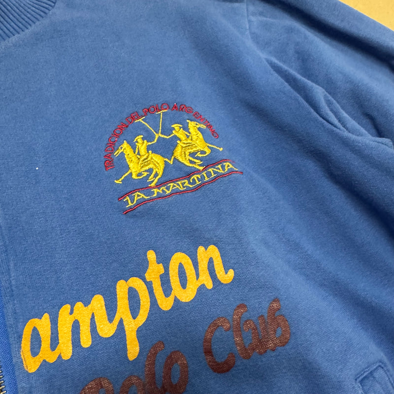 Detailansicht: Sourced limited accessories and clothes La Martina Bridge Hampton vintage zip-up jacket – Logo, Nähte oder Material