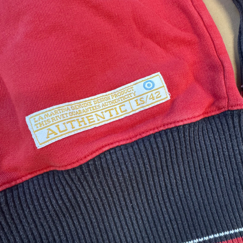 Detailansicht: Sourced limited accessories and clothes La Martina España vintage jacket – Logo, Nähte oder Material
