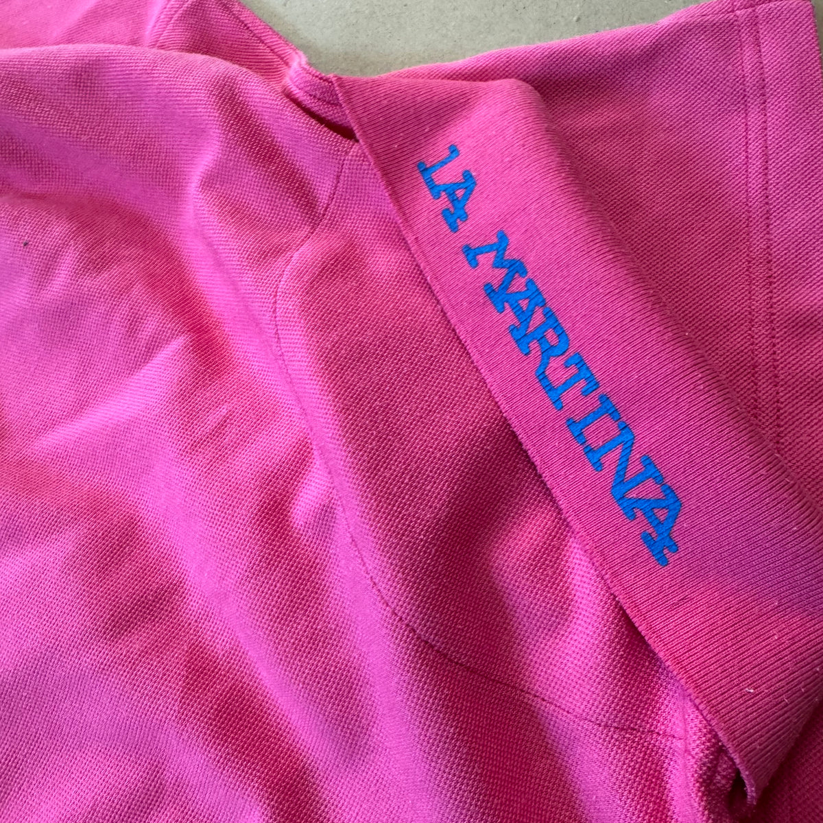 La Martina Flamingo pink ladies polo – Close-up 4