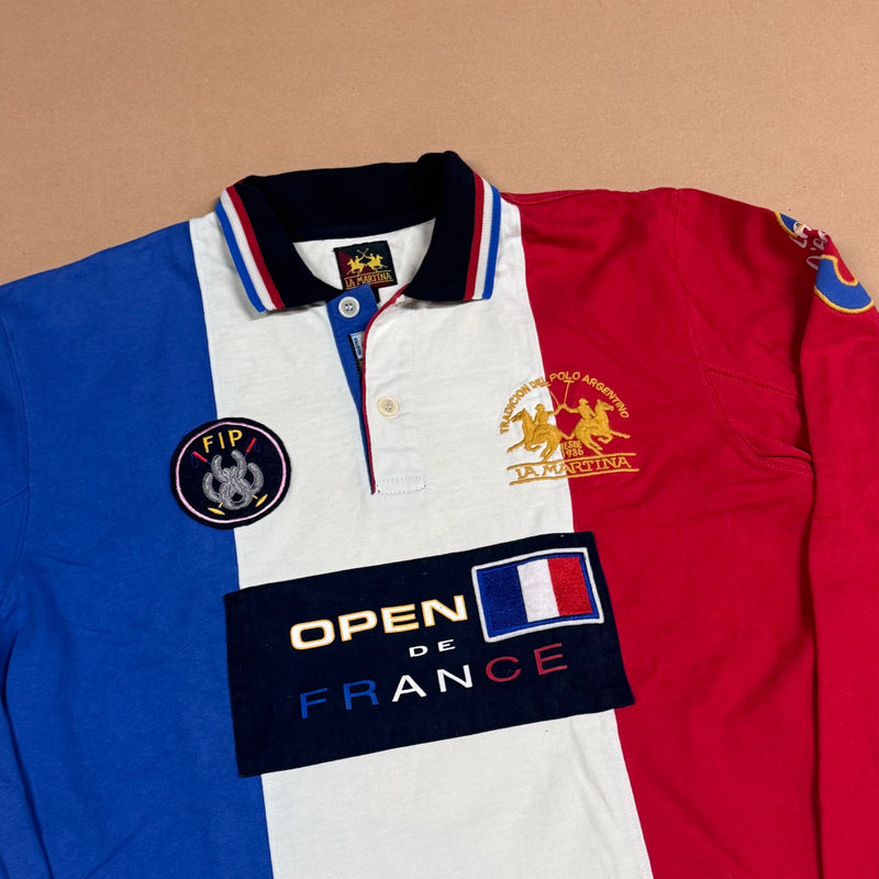 Detailansicht: Sourced limited accessories and clothes La Martina France Open streetwear polo – Logo, Nähte oder Material
