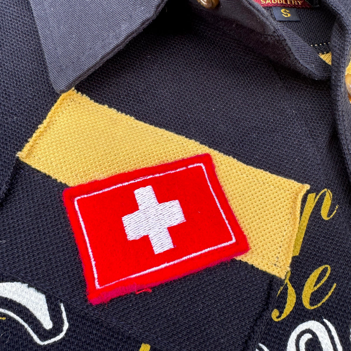 La Martina Gstaad 1992 vintage longsleeve polo – Close-up 4