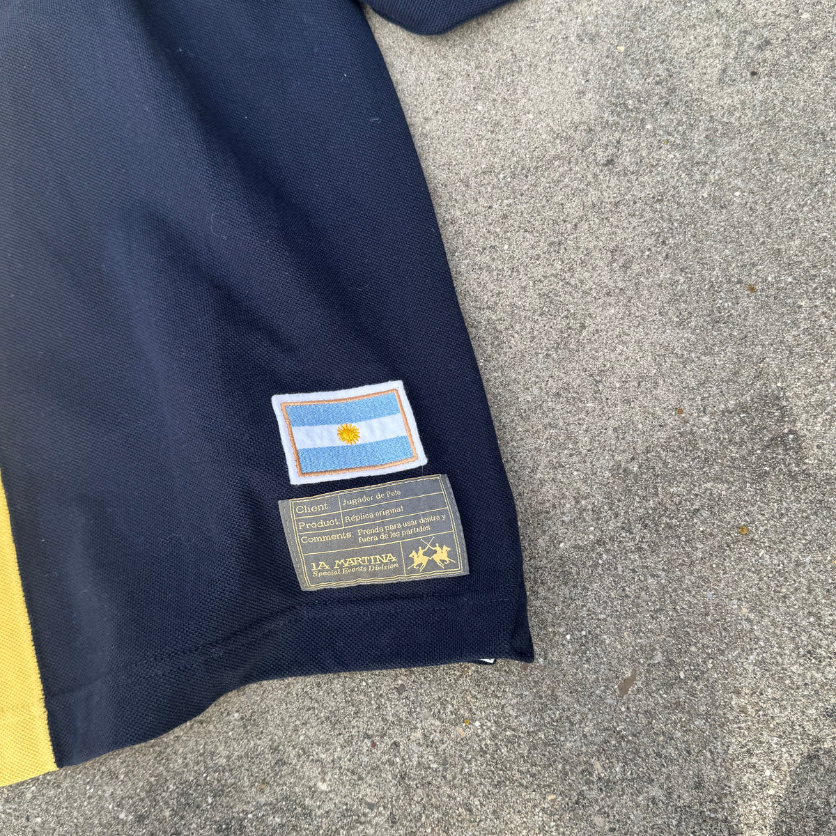 La Martina Gstaad 1992 vintage longsleeve polo – Close-up 5