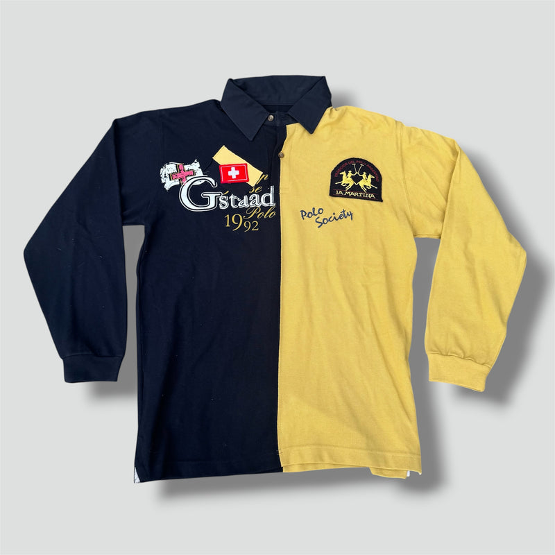 Sourced limited accessories and clothes La Martina Gstaad 1992 vintage longsleeve polo – Secondhand Streetwear