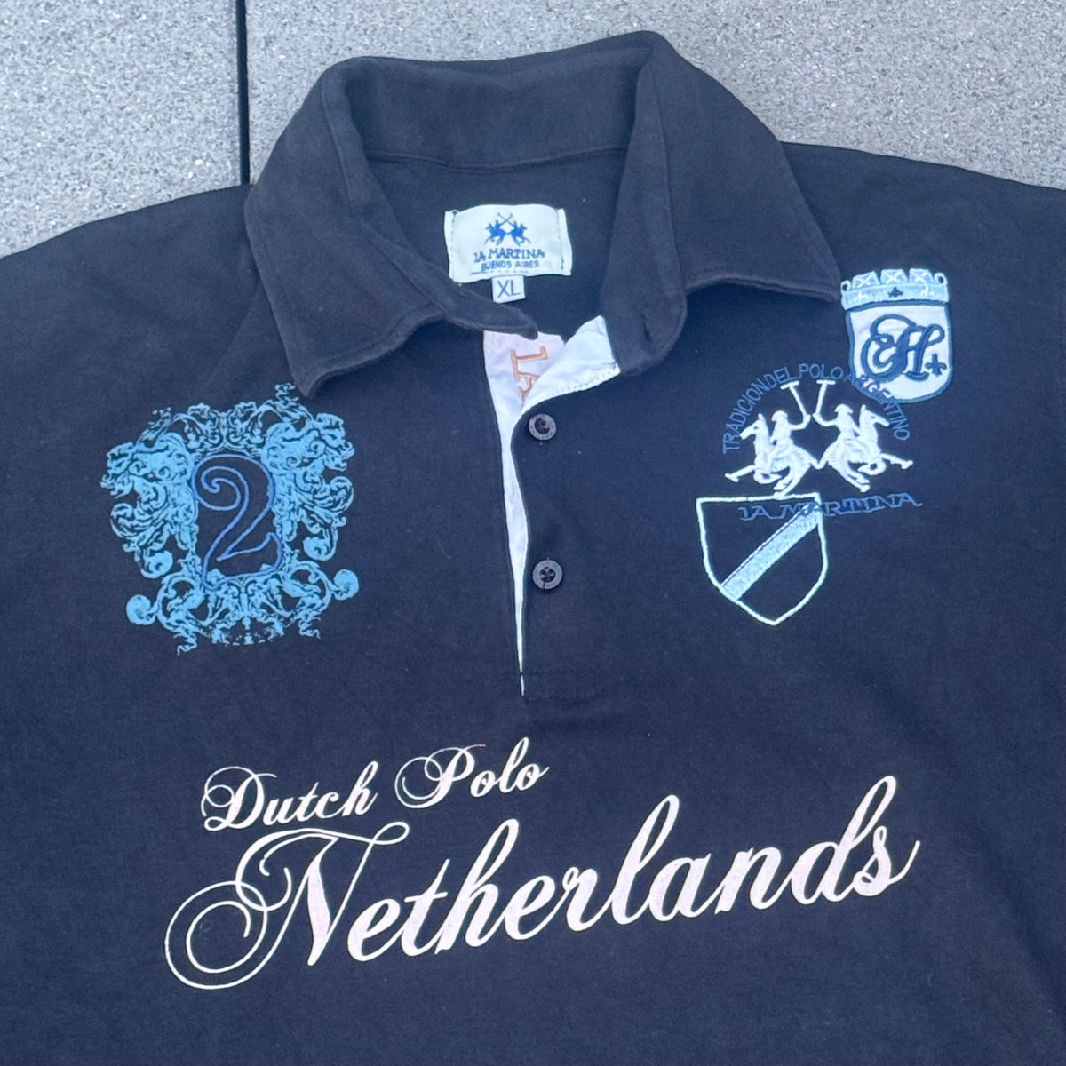 La Martina Holland Dutch Polo long sleeve – Close-up 1