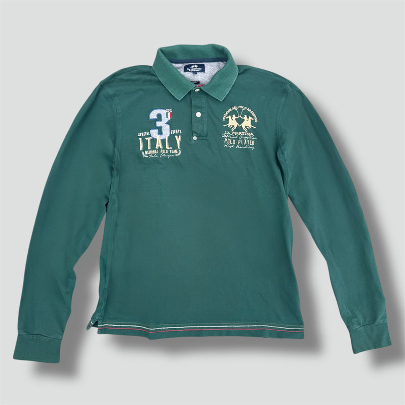 Sourced limited accessories and clothes La Martina Italia longsleeve poloshirt – Secondhand Streetwear
