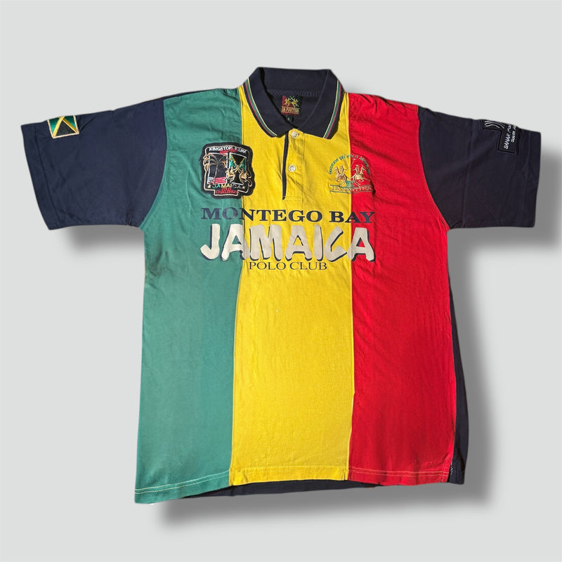 Sourced limited accessories and clothes La Martina Jamaica striped summer polo – Secondhand Streetwear