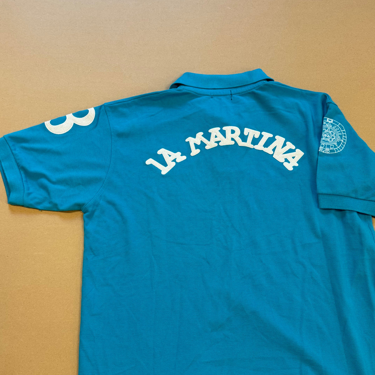 La Martina Light Blue Porsche Polo – Close-up 5