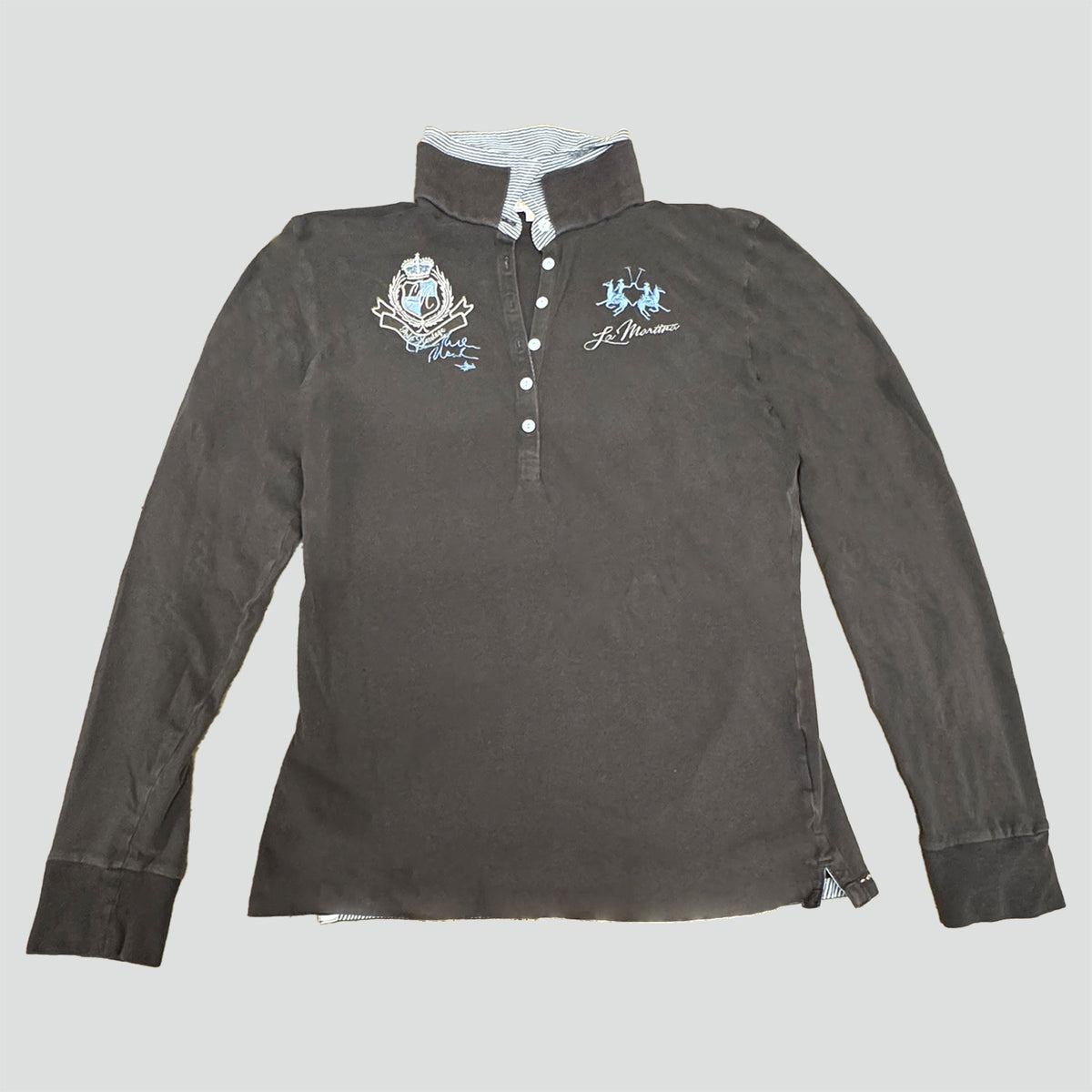 La Martina long-sleeve polo
