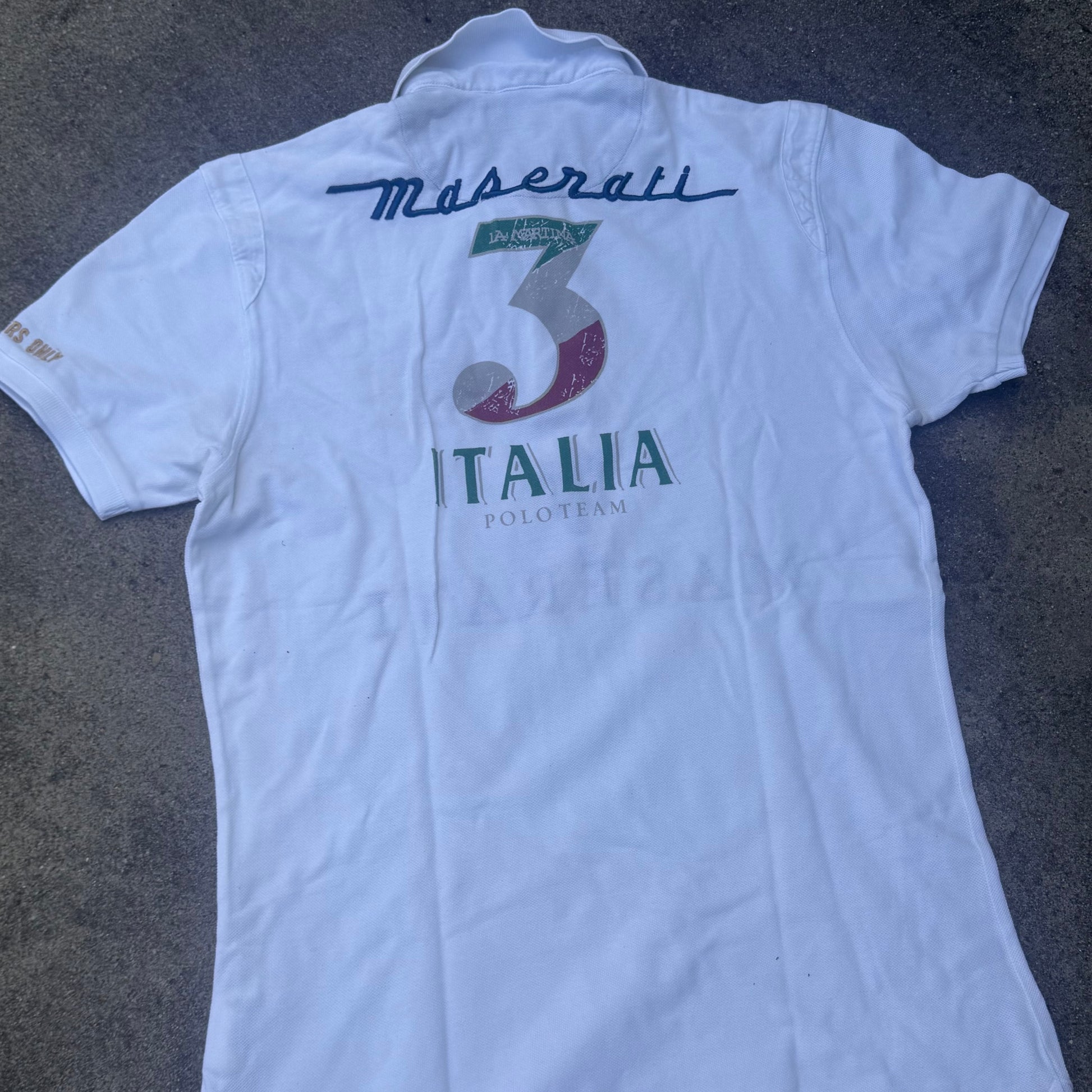 La Martina Maserati Italia vintage poloshirt – Close-up 4