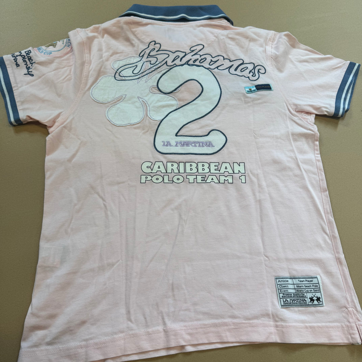 La Martina Miami Ocean Polo Club shirt – Close-up 4