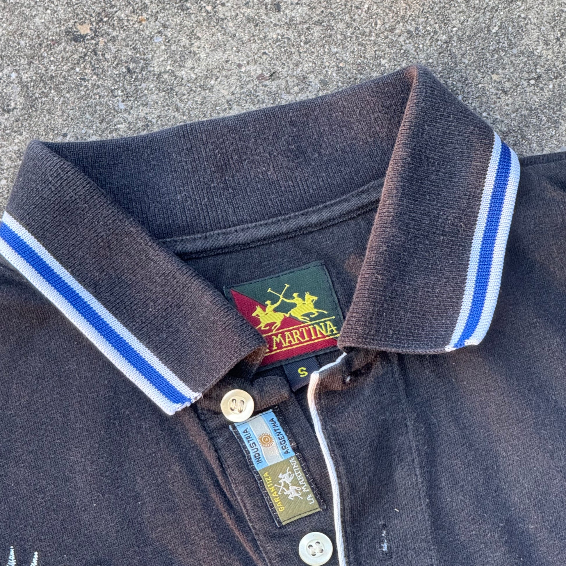 La Martina New Zealand vintage poloshirt – Close-up 2