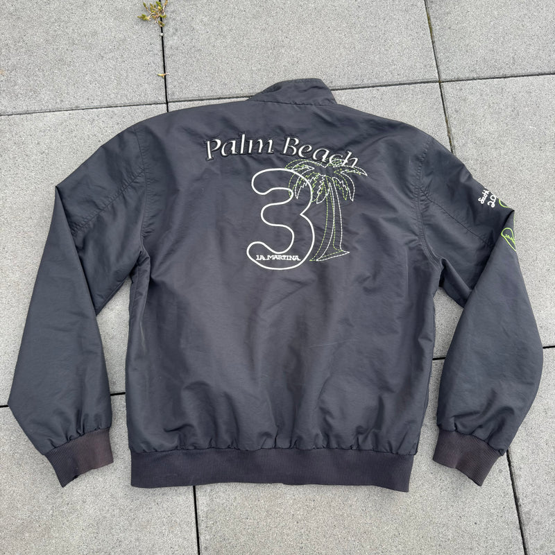 Detailansicht: Sourced limited accessories and clothes La Martina Palm Beach jacket – Logo, Nähte oder Material