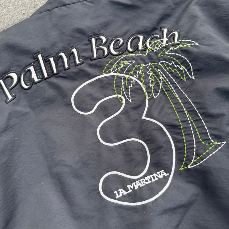 Detailansicht: Sourced limited accessories and clothes La Martina Palm Beach jacket – Logo, Nähte oder Material