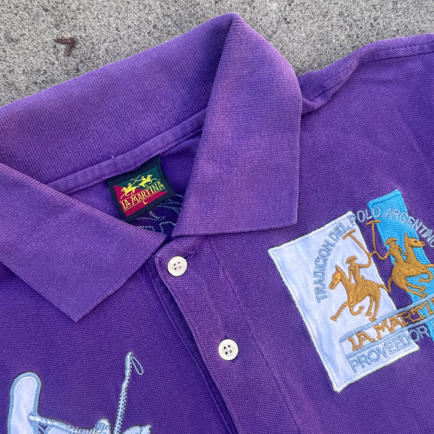 La Martina Pelican 4 streetwear polo shirt – Close-up 3